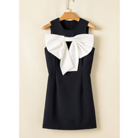 Carrie bow mini dress