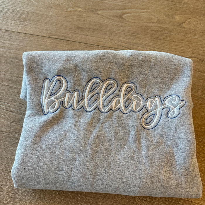 Bulldogs Embroidered Pullover