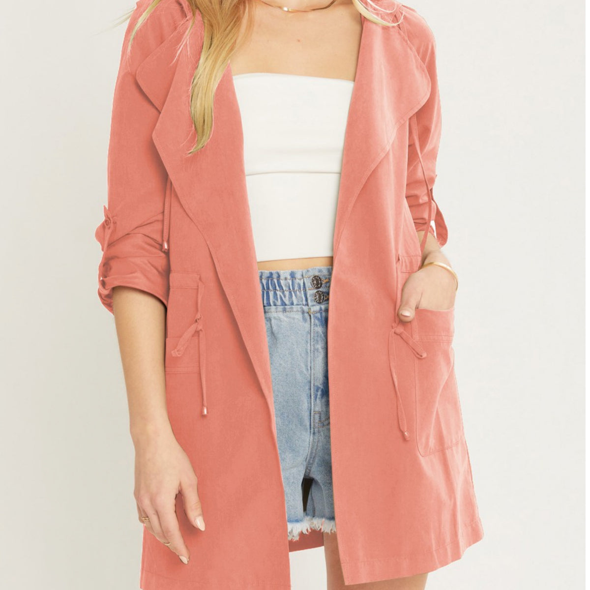 Essential Hooded Trench