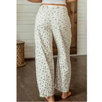 PREORDER Forget me not floral denim