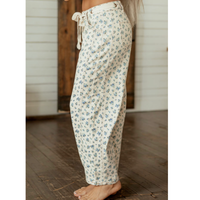 PREORDER Forget me not floral denim