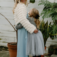 Silver Bells Girls Tulle Party Dress