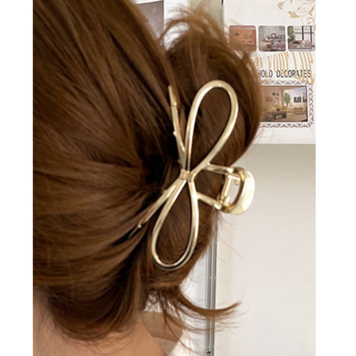 Golden Bow Clawclip