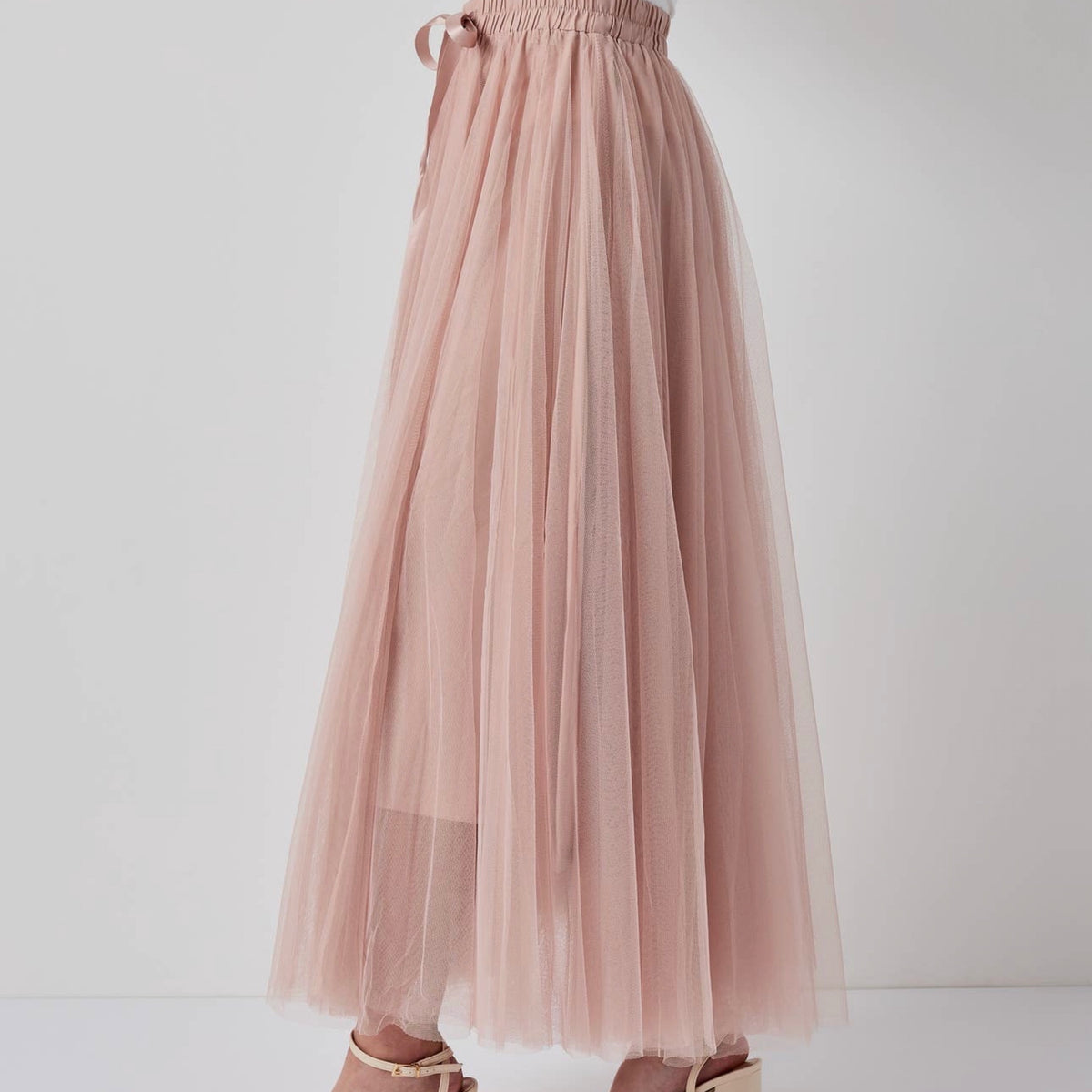 Aria Tulle Skirt Old Rose