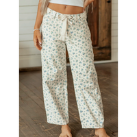 PREORDER Forget me not floral denim