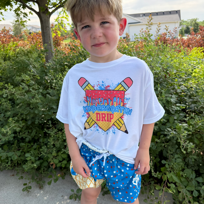 Drippy back to school tee