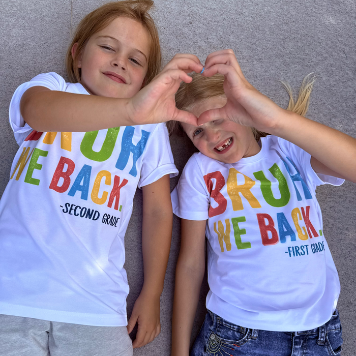 Bruh we back graphic tee