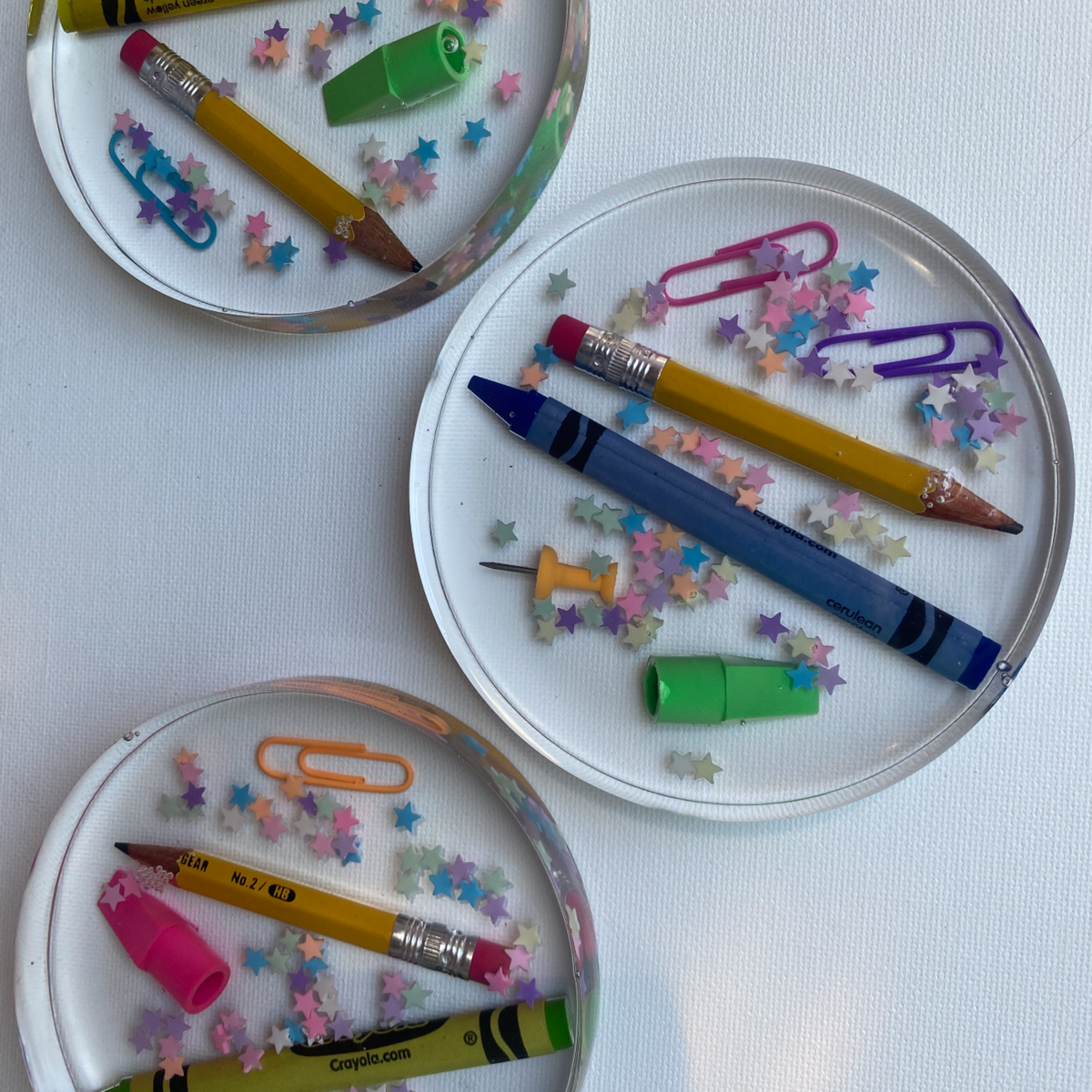 Resin paperweight