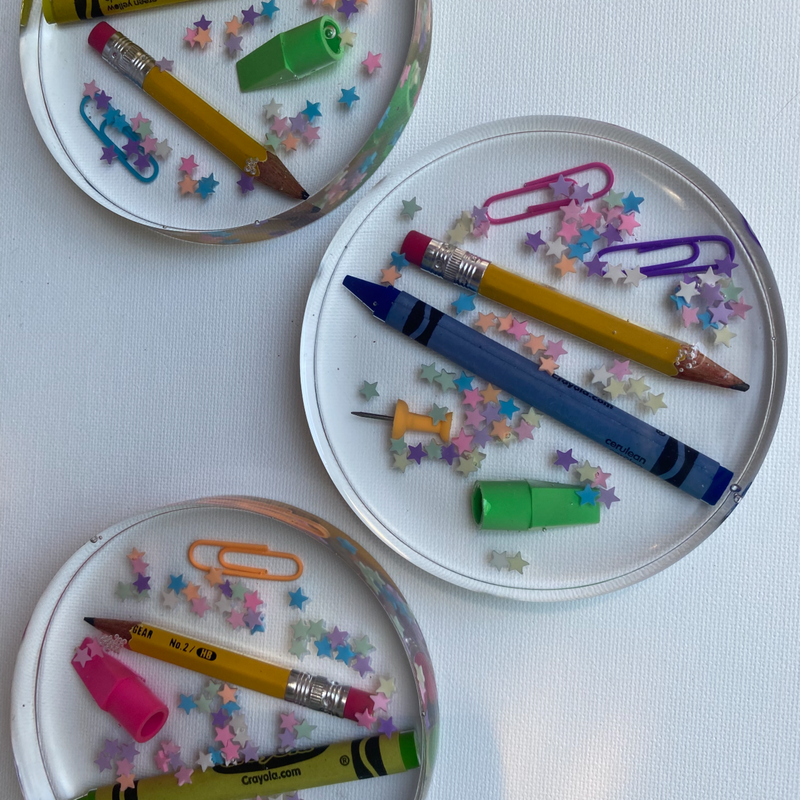 Resin paperweight