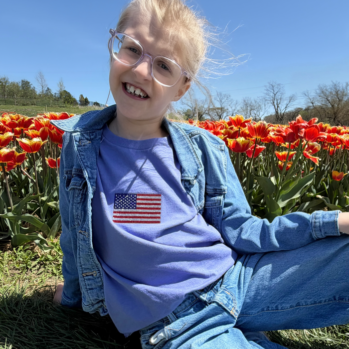 Glittering Flag Tee (youth)