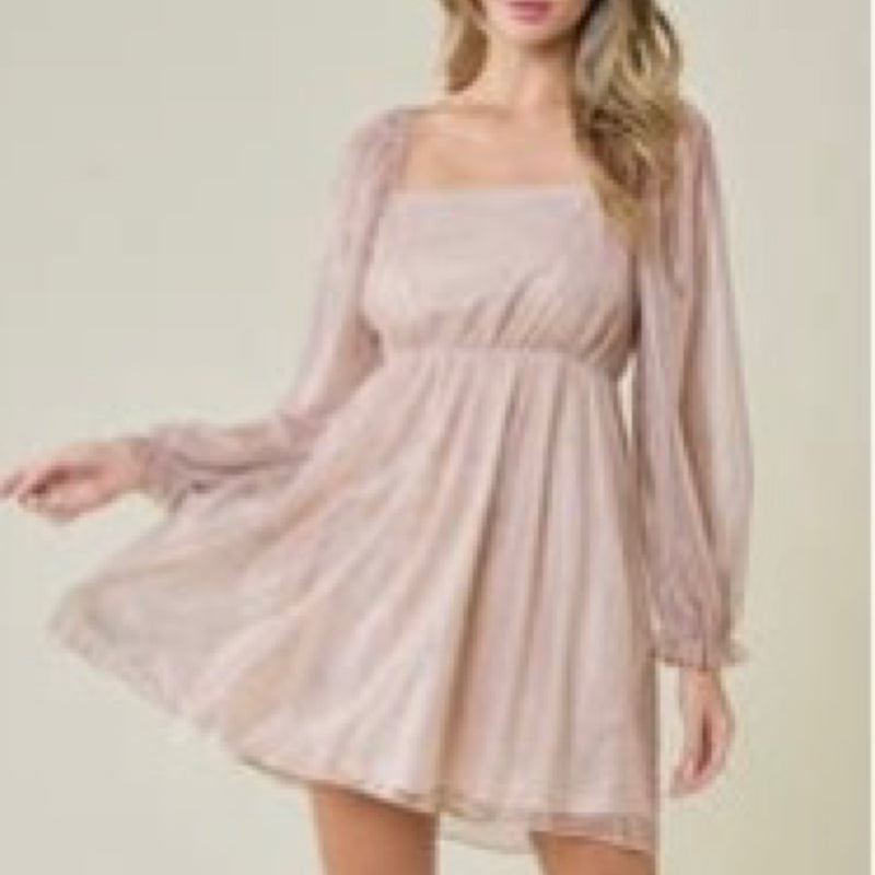 All that glitters babydoll dress
